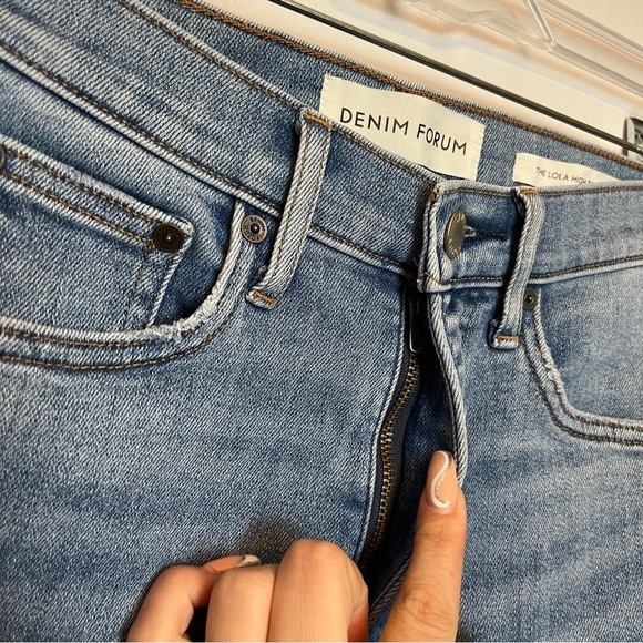 DENIM Forum Lola High Rise Skinny Jeans - Picture 5 of 12